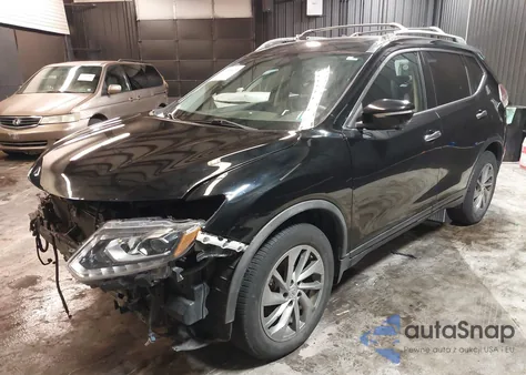 2014 Nissan Rogue Sl from USA, damaged, VIN 5N1AT2MVXEC823128